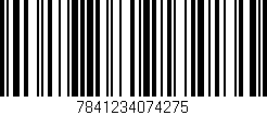 Código de barras (EAN, GTIN, SKU, ISBN): '7841234074275'