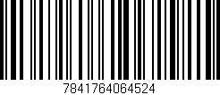 Código de barras (EAN, GTIN, SKU, ISBN): '7841764064524'