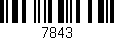 Código de barras (EAN, GTIN, SKU, ISBN): '7843'