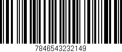 Código de barras (EAN, GTIN, SKU, ISBN): '7846543232149'