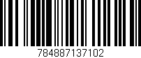 Código de barras (EAN, GTIN, SKU, ISBN): '784887137102'