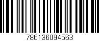 Código de barras (EAN, GTIN, SKU, ISBN): '786136094563'