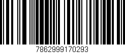 Código de barras (EAN, GTIN, SKU, ISBN): '7862999170293'