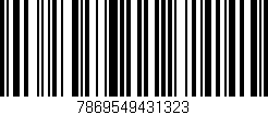 Código de barras (EAN, GTIN, SKU, ISBN): '7869549431323'