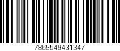 Código de barras (EAN, GTIN, SKU, ISBN): '7869549431347'