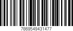 Código de barras (EAN, GTIN, SKU, ISBN): '7869549431477'