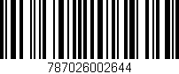 Código de barras (EAN, GTIN, SKU, ISBN): '787026002644'