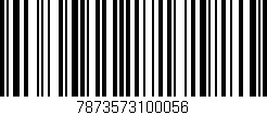 Código de barras (EAN, GTIN, SKU, ISBN): '7873573100056'