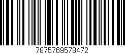 Código de barras (EAN, GTIN, SKU, ISBN): '7875769578472'