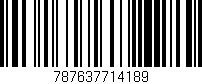 Código de barras (EAN, GTIN, SKU, ISBN): '787637714189'