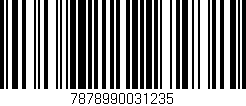 Código de barras (EAN, GTIN, SKU, ISBN): '7878990031235'