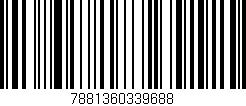 Código de barras (EAN, GTIN, SKU, ISBN): '7881360339688'