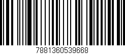 Código de barras (EAN, GTIN, SKU, ISBN): '7881360539668'