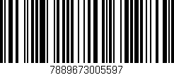 Código de barras (EAN, GTIN, SKU, ISBN): '7889673005597'
