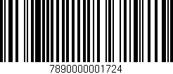 Código de barras (EAN, GTIN, SKU, ISBN): '7890000001724'