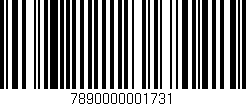 Código de barras (EAN, GTIN, SKU, ISBN): '7890000001731'