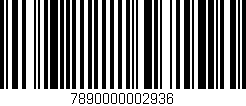 Código de barras (EAN, GTIN, SKU, ISBN): '7890000002936'