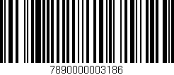 Código de barras (EAN, GTIN, SKU, ISBN): '7890000003186'