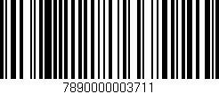 Código de barras (EAN, GTIN, SKU, ISBN): '7890000003711'