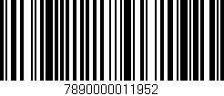 Código de barras (EAN, GTIN, SKU, ISBN): '7890000011952'