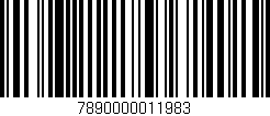 Código de barras (EAN, GTIN, SKU, ISBN): '7890000011983'