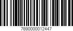 Código de barras (EAN, GTIN, SKU, ISBN): '7890000012447'