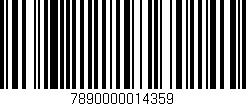 Código de barras (EAN, GTIN, SKU, ISBN): '7890000014359'
