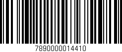Código de barras (EAN, GTIN, SKU, ISBN): '7890000014410'