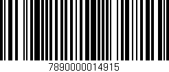 Código de barras (EAN, GTIN, SKU, ISBN): '7890000014915'