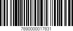 Código de barras (EAN, GTIN, SKU, ISBN): '7890000017831'