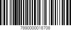 Código de barras (EAN, GTIN, SKU, ISBN): '7890000018708'