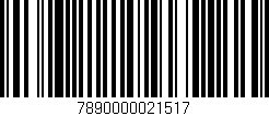 Código de barras (EAN, GTIN, SKU, ISBN): '7890000021517'