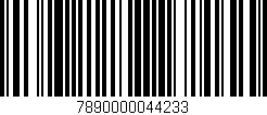 Código de barras (EAN, GTIN, SKU, ISBN): '7890000044233'