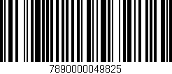 Código de barras (EAN, GTIN, SKU, ISBN): '7890000049825'