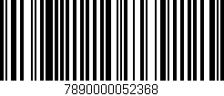 Código de barras (EAN, GTIN, SKU, ISBN): '7890000052368'
