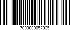 Código de barras (EAN, GTIN, SKU, ISBN): '7890000057035'