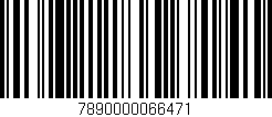 Código de barras (EAN, GTIN, SKU, ISBN): '7890000066471'