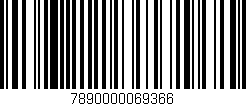 Código de barras (EAN, GTIN, SKU, ISBN): '7890000069366'