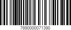 Código de barras (EAN, GTIN, SKU, ISBN): '7890000071390'