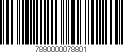 Código de barras (EAN, GTIN, SKU, ISBN): '7890000078801'