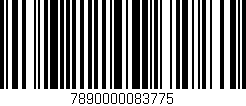 Código de barras (EAN, GTIN, SKU, ISBN): '7890000083775'
