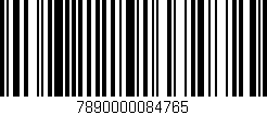 Código de barras (EAN, GTIN, SKU, ISBN): '7890000084765'