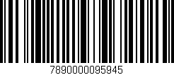 Código de barras (EAN, GTIN, SKU, ISBN): '7890000095945'