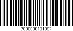 Código de barras (EAN, GTIN, SKU, ISBN): '7890000101097'