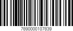 Código de barras (EAN, GTIN, SKU, ISBN): '7890000107839'