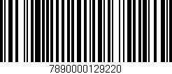 Código de barras (EAN, GTIN, SKU, ISBN): '7890000129220'