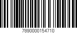 Código de barras (EAN, GTIN, SKU, ISBN): '7890000154710'