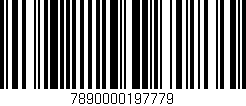 Código de barras (EAN, GTIN, SKU, ISBN): '7890000197779'
