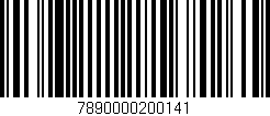 Código de barras (EAN, GTIN, SKU, ISBN): '7890000200141'