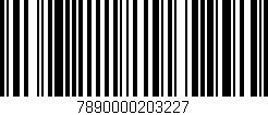 Código de barras (EAN, GTIN, SKU, ISBN): '7890000203227'